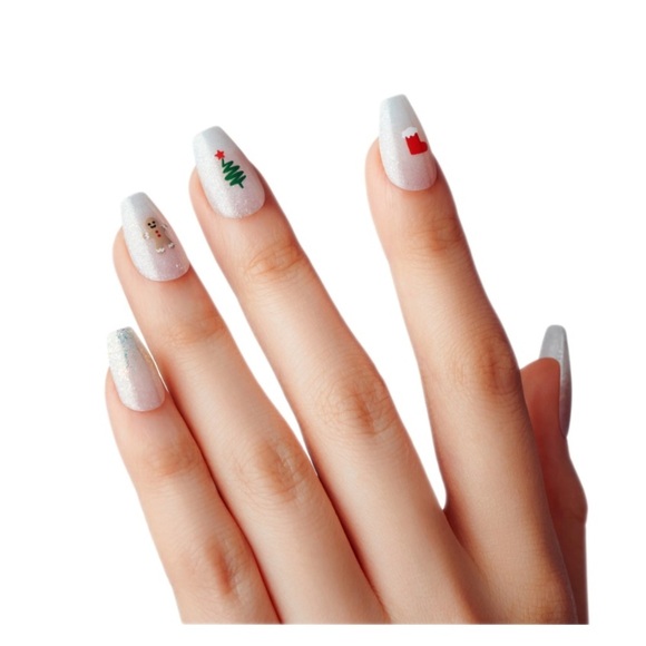 *FINAL Price* KISS Voguish Fantasy, Holiday Press on Nails, Short 28 Count NIB - Picture 2 of 3